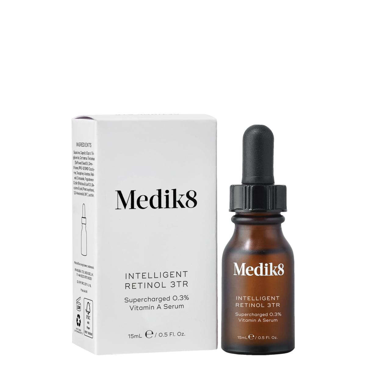 Naštartujte svoju večernú starostlivosť o pleť super intenzívnym sérom INTELLIGENT RETINOL 3TR s 0,3% vitamínom A, skvalanom a klimbazolom.